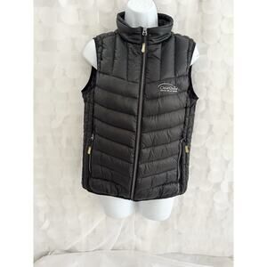 Tumi Pax Tumipax Black M DOWN Packable Travel Pillow Lightweight Puffer Vest